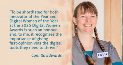 Camilla Edwards nominated in Digital Women Awards 2025